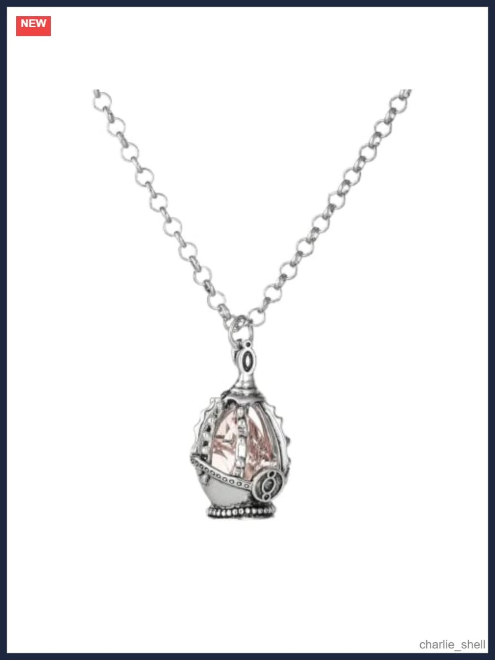 Magical Gem Necklace Anime Cosplay Costume Accessory Zinc Pink